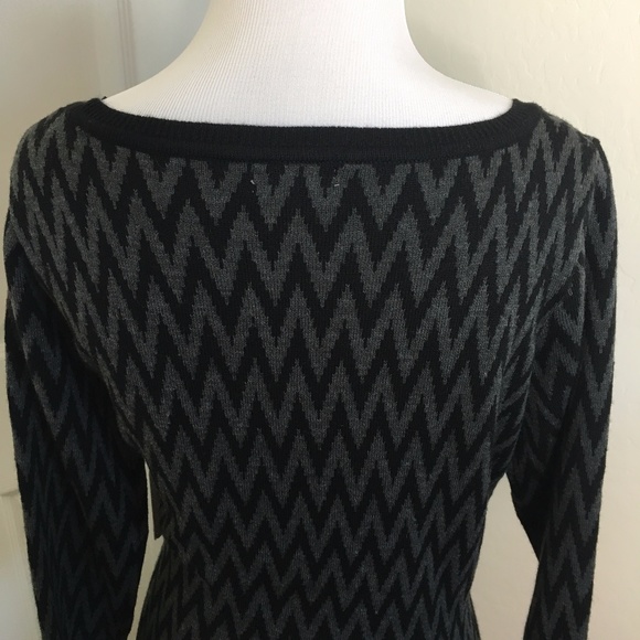 NWT Charming Charlie Chevron Sweater Dress - Picture 6 of 8
